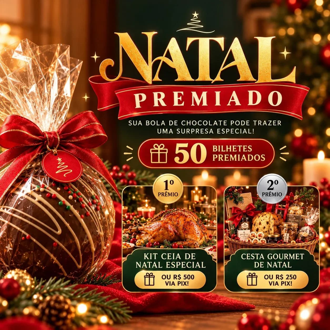 🎄 NATAL PREMIADO 🍫